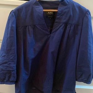 Blue APC blouse